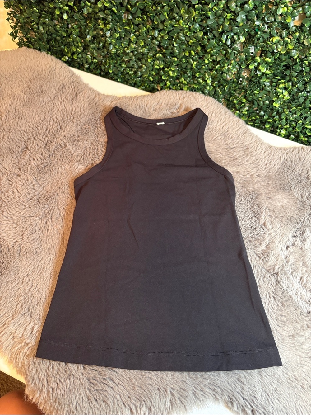 lululemon athletica Black High-Neck Tank